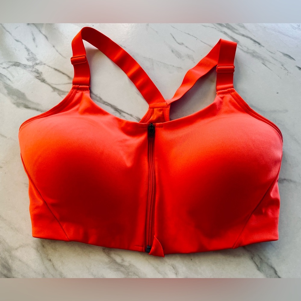 All in Motion Vibrant Coral Sports Bra - Sz 38D!